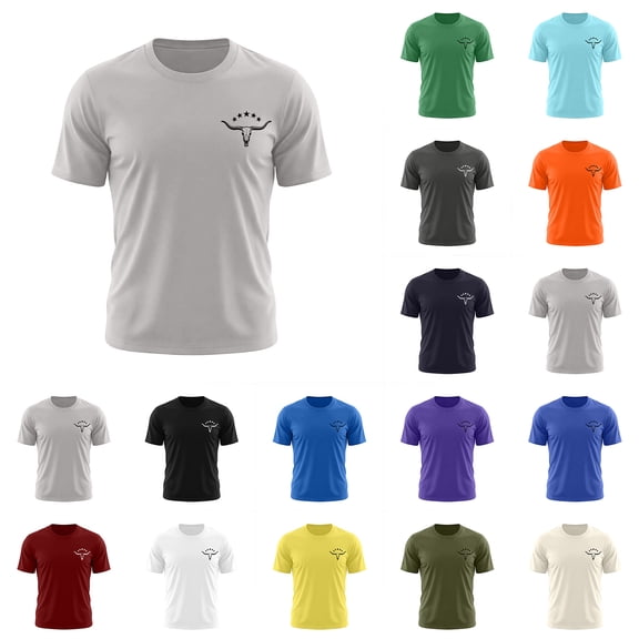 Xuniizn Mens Cotton T Shirts Summer Fashion Print Short Sleeve Casual Shirt Quick Dry Lightweight Gym Tops