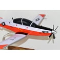 thumbnail image 5 of Beechcraft® T-6 Texan II, VT-2 Doerbirds (Navy), 16" Mahogany Scale Model, 5 of 8