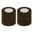 thumbnail image 1 of Uxcell 12 rollos de cintas florales de 1/2 pulgada y 30 yardas, cinta adhesiva impermeable para envolver ramos de flores, marrón, 1 of 5