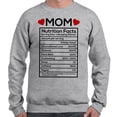 thumbnail image 2 of Mom Nutrition Facts Sweatshirt Unisex 4X-Large Grey, 2 of 5