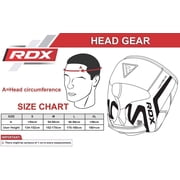 RDX Headgear for Boxing, Training, Grappling, Muay Thai, Padded Head Protector, Black, XL