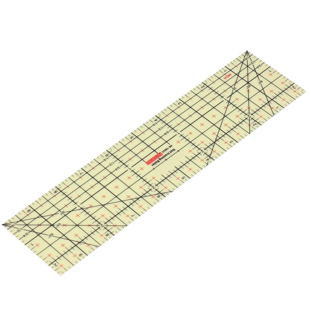 Regla De Acolchado De Tela, Regla De Medición De Planchado En Caliente Ampliamente Utilizada, Suave Y Flexible Para Medir Planchado Eléctrico Para Costura DIY ANGGREK Otros