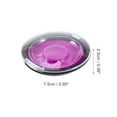 thumbnail image 2 of Unique Bargains 1 Set Convenient Round Eyelash Storage Case Rose Red Acrylic, 2 of 5