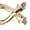 Gold, variant on Metallic Gloves Nightclub Gloves Short Half Finger Metallic Gloves Party Supply Halloween Gloves for Christmas