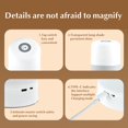thumbnail image 6 of Portable Baby Night Light, 16 Color Egg Light for Nursery, Rechargeable Small LED Lamp, 2400mAh, Dimmable Touch Night Light,for Toddler,Kids,Adults, 6 of 8