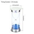 thumbnail image 2 of Unique Bargains 40 Minute Sand Timer, Sandy Clock, Count Down Sand Glass, Blue Sands, 2 of 5