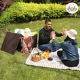 thumbnail image 3 of EHHLY Deck Box, Small Outdoor Side Tables for Patio, 36 Gallon Outdoor Storage Box Waterproof, Outside Storage Table Patio Cushions Storage Boxes, UV Resistant Plastic Storage Boxes, Brown, 3 of 7