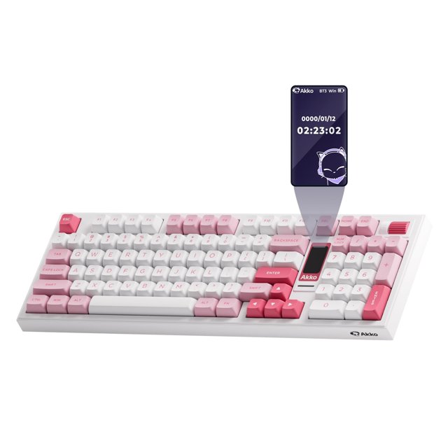 Teclado mecánico inalámbrico Akko 5098B con pantalla RGB