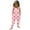 Pink, variant on Tiweut Girls Leisure Rompers Toddler Sleeveless Suspenders Floral Print Clothes Jumpsuits for Girl 18-24 M
