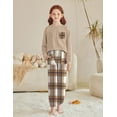 thumbnail image 4 of Arshiner Girls 2 Piece Outfits Casual Clothing Sets Long Sleeve Pullover Sweatshirts and Sweatpants with Pockets, 4 of 6
