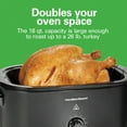 thumbnail image 2 of Hamilton Beach 20 Quart Electric Roaster Oven with Removable Pan, Black, 2 of 8