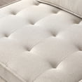 thumbnail image 5 of Aukfa 78" Chaise Futon Oversized Pull Out Sleeper Chair Bed for Home Office, Linen, Beige, 5 of 12