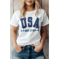 thumbnail image 4 of USA Retro America Est 1776 Graphic Tee, 4 of 7
