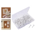 thumbnail image 5 of Sharprepublic 5x200Pcs Clear Push Pins Cork Boards Paper Photo Wall Projects Office Marking, 5 of 8