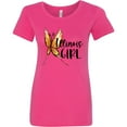 thumbnail image 3 of Inktastic Illinois Girl Butterfly Women's T-Shirt, 3 of 5