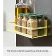 thumbnail image 6 of Yamazaki Home Magnetic Storage Caddy, Yellow, Steel, Supports 3.3 pounds, No Assembly, 6 of 8
