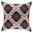 thumbnail image 2 of Harlow Hill 20" x 20" Navy/Rust Geometric Cotton Adult Decorative Throw Pillow Cover, 2 of 7