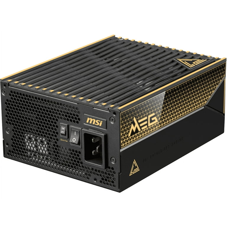 MSI - MEG Ai1600T PCIE5, 80+ TITANIUM Full Modular Gaming PSU
