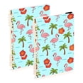 thumbnail image 5 of joogoo A5 Spiral Journal Notebook Flamingo Coconut Tree College Ruled Notebooks 8.3" x 5.7" 1 PC, 5 of 8