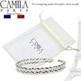 thumbnail image 6 of Camila Paris CP3468 French Headband for Women, Handmade White and Gray, Strong Hold Grip Women's Hair Band, Ligth and Very Flexible, No Slip and Durable Styling Girls Hair Accessories, Made in France, 6 of 6