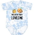 thumbnail image 3 of Inktastic Bees My Great Aunt Loves Me Boys or Girls Baby Bodysuit, 3 of 5