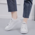 thumbnail image 5 of AUDeals Women's Platform Shoes, Lace Up Casual Sneakers with Non Slip Comfort, Classic Grand Court Style for Daily Wear, 5 of 7