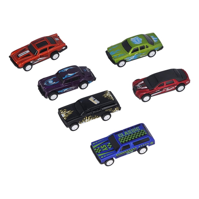 Modelo de coche de juguete extraíble, 6 piezas de coches de carreras extraíbles, modelo de coche de juguete extraíble, juego de coches de carreras extraíbles optimizado para la excelencia