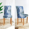 thumbnail image 3 of Yayeee 2 Pack Dining Chair Covers Stretch Parson Chairs Slipcovers Seat Protector, Plants and River, 3 of 6