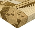 thumbnail image 2 of Ambesonne Landscape Fitted Sheet, Old Cultural Heritage, Queen Size, Cream, 2 of 3