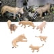 thumbnail image 2 of Modelo de animales salvajes simulados, 6 piezas, modelo de leones, mini estatua de animales salvajes, figuras de la familia de leones, fiel a su promesa, 2 of 8