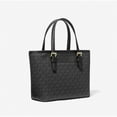 thumbnail image 3 of Michael Kors XS Carry All Jet Set Travel Womens Tote (BLACK SIG/GOLD) …, 3 of 10