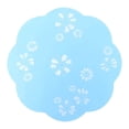 thumbnail image 1 of Fontaine à Eau pour Animaux Set de Table en Silicone Réutilisable Cuisine Animaux Alimentation Bureau Décoration Tapis Repas Bleu, 1 of 9