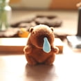 thumbnail image 3 of Capybara Plush Keychain Simulation Capibara Anime Fluffty Toy Kawaii Cute Doll Stuffed Toys DMH, 3 of 7