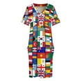 thumbnail image 4 of 60 banderas de los países del mundo regalo internacional vestido suelto con bolsillo para mujer vestidos de verano para mujer 2025, 4 of 7