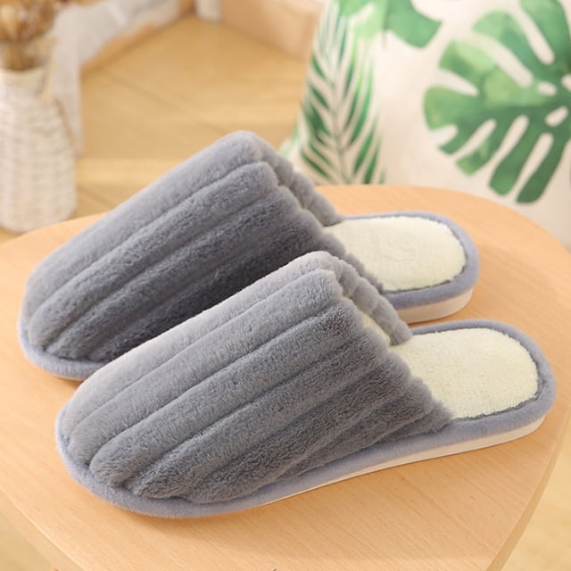 Fankiway Mode Femmes Décontracté Bout Rond Confortable Décontracté Tongs en Peluche Chaussures d'Intérieur Pantoufles pour Femmes Liquidation Sandales d'Été pour Femmes