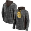 Men's Fanatics Branded Gray/Brown San Diego Padres Instant Replay Color Block Pullover Hoodie