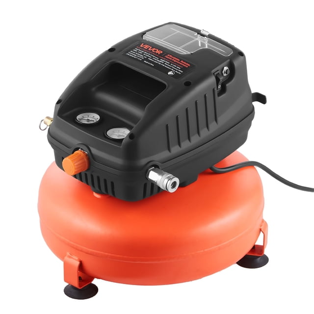 Compresor de Aire VEVOR 11L 1/3HP 0.54CFM 100PSI Sin Aceite 120V