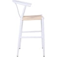 thumbnail image 4 of Meridian Furniture Beck Beige Hand Woven Rope Stool, 4 of 6