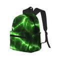 thumbnail image 2 of Gaeub Green Lightning School Backpack Waterproof Bookbag for Men Women College High School Bags, 2 of 8