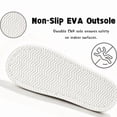 thumbnail image 5 of Knivor Cute Animal Slippers for Women Dachshund Sausage Dog Embroidered Corduroy Open Back House Slippers Warm Non Slip Cozy Indoor Bedroom Slide Slippers, 5 of 9