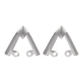 thumbnail image 1 of Protector de Punta de metal Unique Bargains para zapatos de Mujer Plateado, 1 of 6