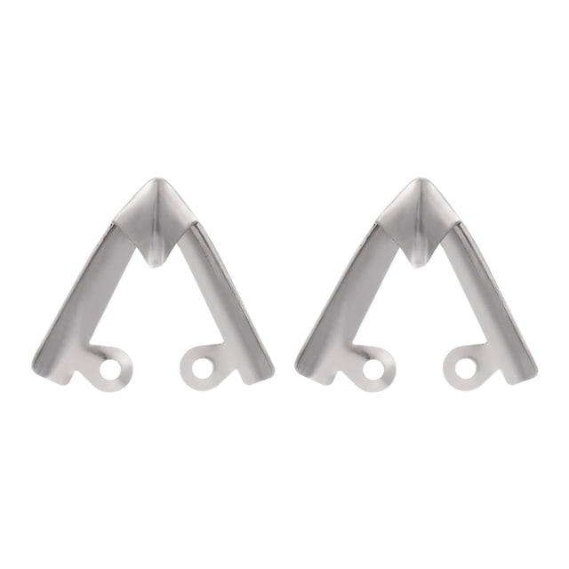 Protector de Punta de metal Unique Bargains para zapatos de Mujer Plateado