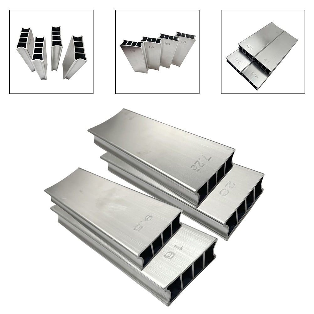 SPRING Two-Way Radius Sanding Block for Guitar Bass Fret Leveling Fingerboard Luthier Tool Aluminum Construction 10 14