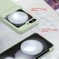 thumbnail image 4 of Dteck for Samsung Galaxy Z Flip 5 Case with Hinge Protection, Z Flip5 5G Case with Screen Protector, Skin-Friendly PC Shockproof Slim Protective Cover for Samsung Galaxy Z Flip5 5G,Green, 4 of 6