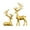 Gold, variant on Lssam Nordic Origami Elk & Deer Statues, Modern Christmas Decorations Indoor, Aesthetic Gold Reindeer Figurines for Tabletop, Living Room TV Cabinet Wine Cabinet Holiday Decor