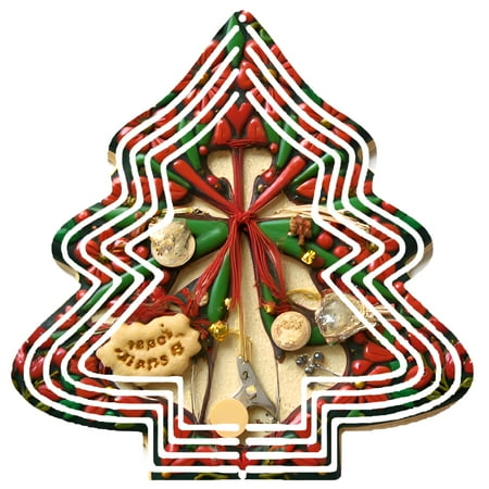 Metal Hanging Christmas Tree Wind Decorations – Festive Garden Spinners with Intricate Patterns for Yard and Garden Decor Metal Hanging Christmas Tree Wind Decorations – Festive Garden Spinners with Intricate Patterns for Yard and Garden Decor