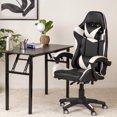 thumbnail image 1 of Chaise de Jeu en Cuir – Ergonomique avec Appui-Tête et Repose-Pieds, 1 of 4