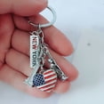 thumbnail image 2 of American Independence Day Keychain USA Patriotic Keyring Metal Key Holder for July 4th National Day, 2 of 4
