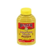 Beaver American Picnic Mustard Bottle, 12.5 oz - Case of 6