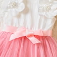 thumbnail image 5 of mgoYE Girl Easter Dress Girl's Tulle Dress Tutu Party Birthday Poster Formal Fancy Flower Princess Dresses(Pink,3-4 Years), 5 of 8